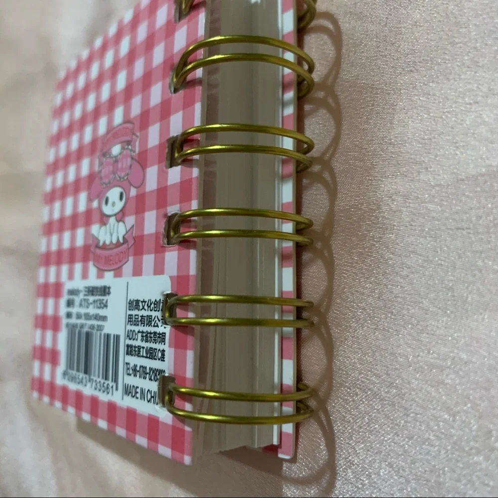 My Melody Mini Notebook with Magnet Closure